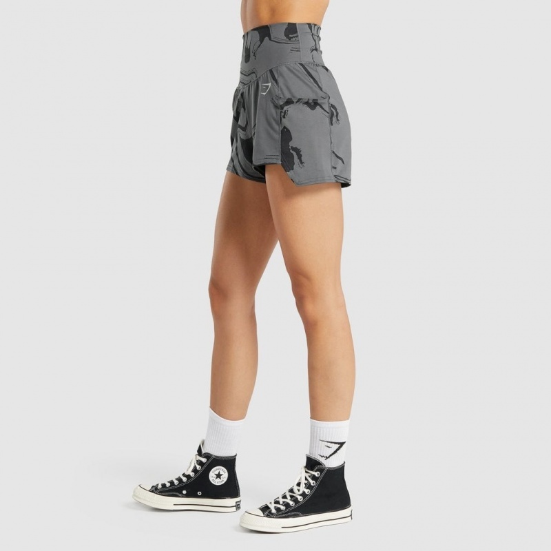 Σορτσ Gymshark GS Power Jacquard μαυρα | 826BJPMAO