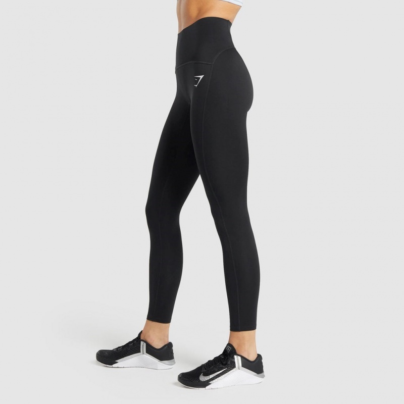 Κολαν Gymshark GS Power Support μαυρα | 372MPFYQT