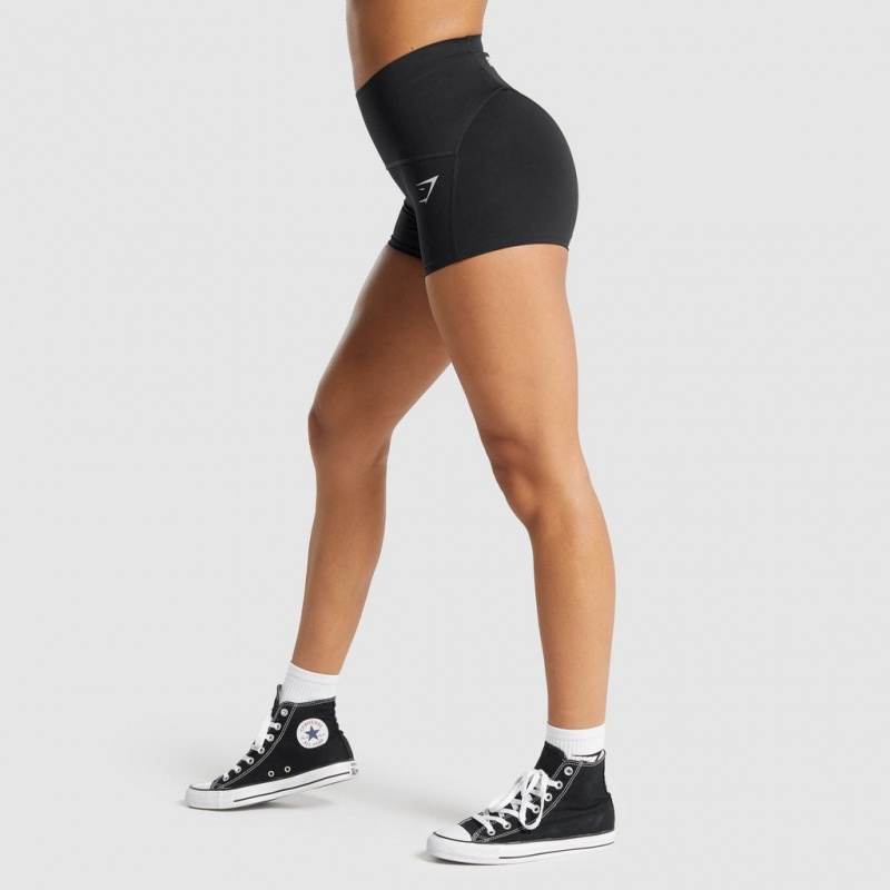 Σορτσ Gymshark GS Power Support μαυρα | 792NOZKFQ