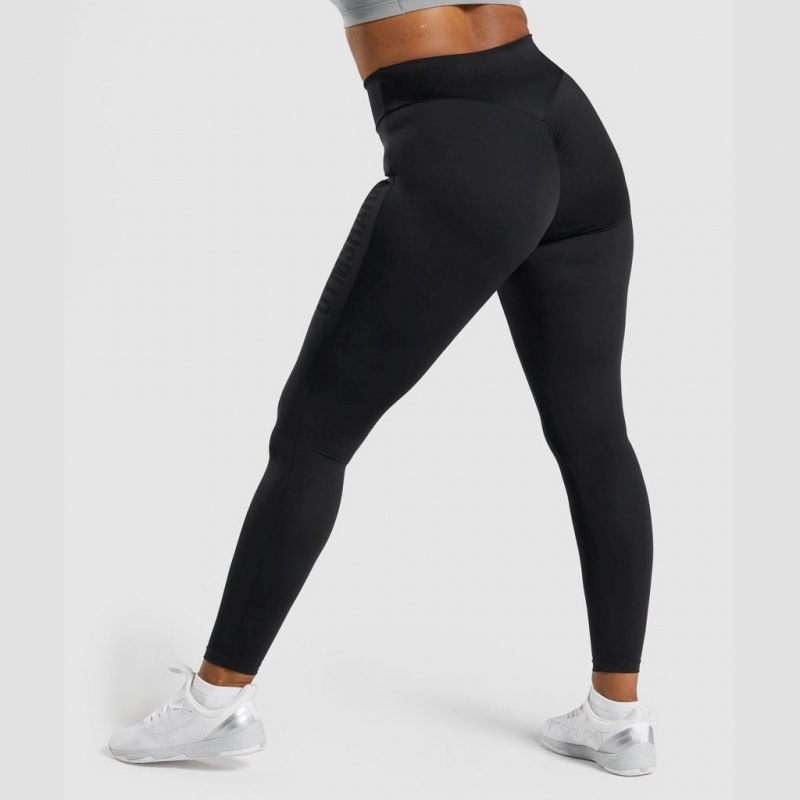 Κολαν Gymshark GS Power μαυρα | 729KWDCEY
