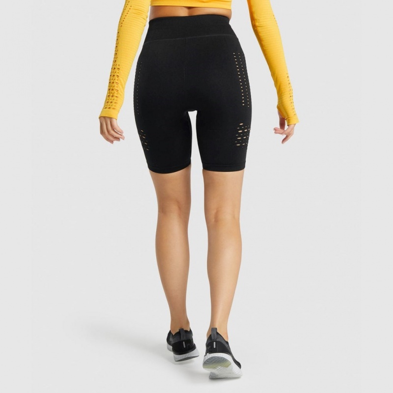 Σορτσ Gymshark Glow Seamless μαυρα | 560NSYTFH