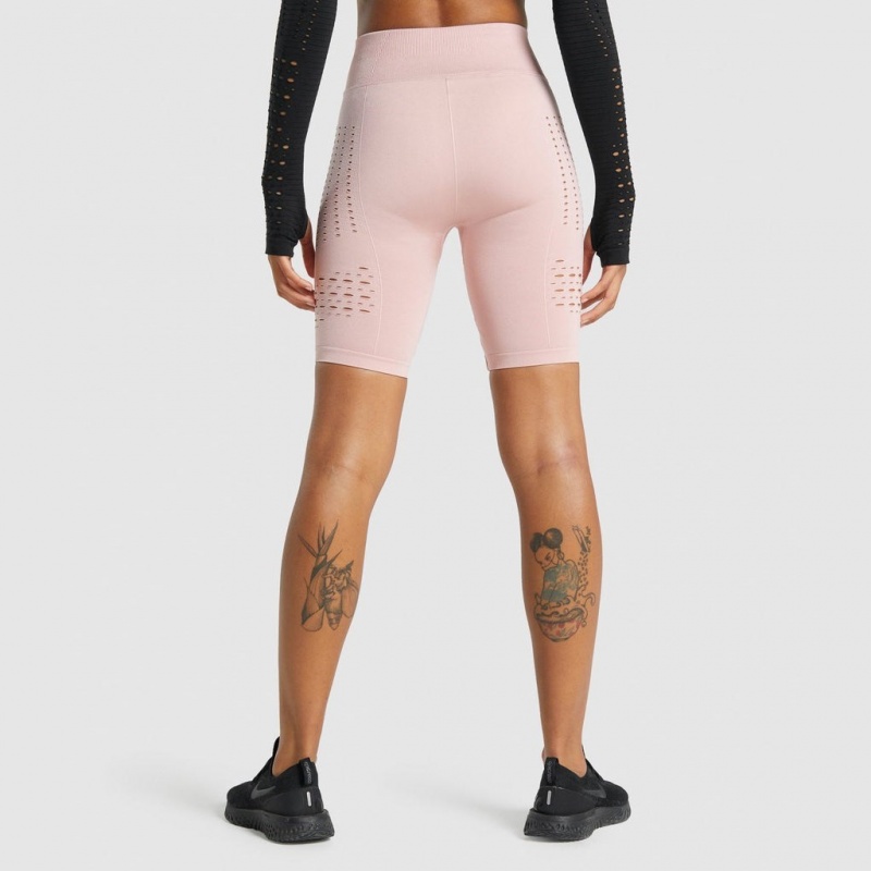 Σορτσ Gymshark Glow Seamless ανοιχτο ροζ | 043AGEPKI