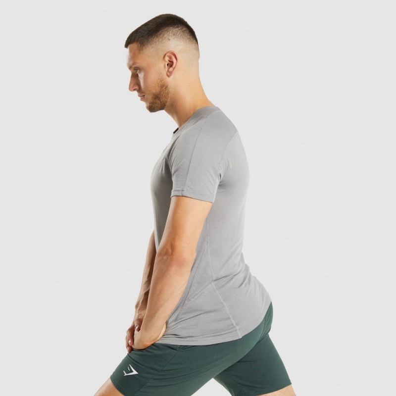 μπλουζακια Gymshark Hyper Power γκρι | 504DMNAZX