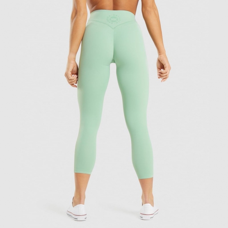Κολαν Gymshark KK Fit 7/8 πρασινο | 571BUKGVP