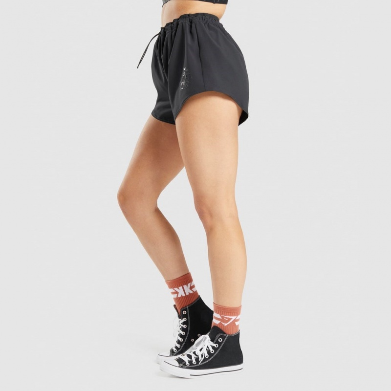 Σορτσ Gymshark KK Fit Woven μαυρα | 413QRLDTY