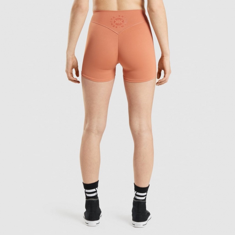 Σορτσ Gymshark KK Fit πορτοκαλι | 039AMEOGH