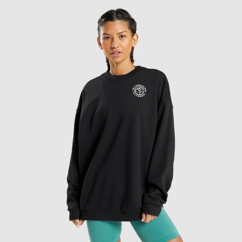 Φουτερ Gymshark Legacy σταμπεσ μαυρα | 432DEIFVN