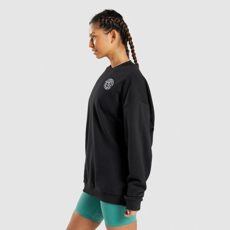 Φουτερ Gymshark Legacy σταμπεσ μαυρα | 432DEIFVN