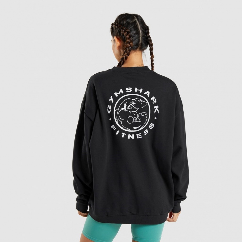 Φουτερ Gymshark Legacy σταμπεσ μαυρα | 432DEIFVN