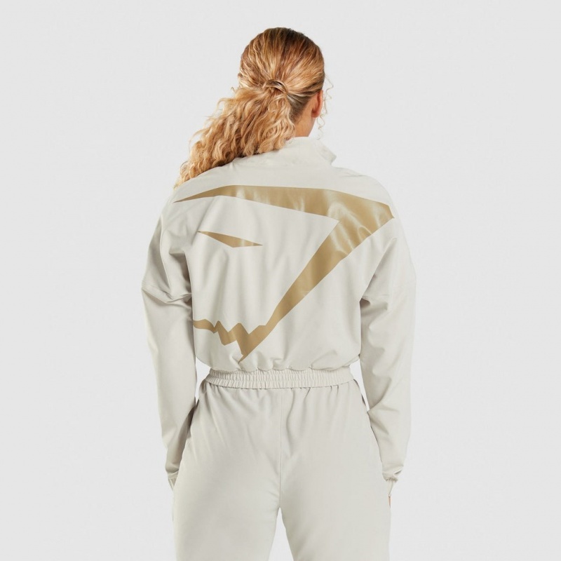 Μπουφαν Gymshark Maximise tracking Zip γκρι | 218CNRKLS