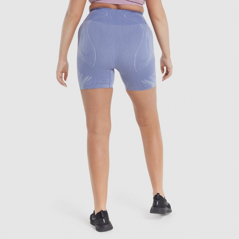 Σορτσ Gymshark Mercury Seamless μπλε | 051SIGYNM