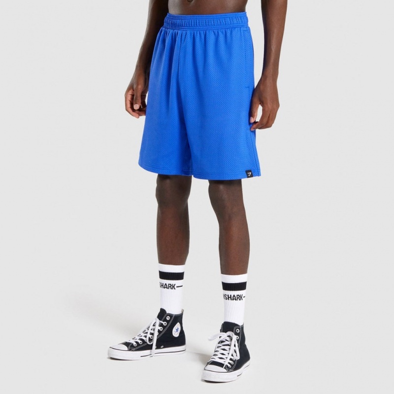 Σορτσ Gymshark Mesh 9 μπλε | 657ZGRNJW