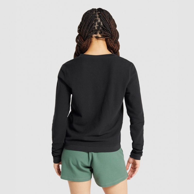 μπλουζακια Gymshark Pause Long Sleeve μαυρα | 723VTFGYN