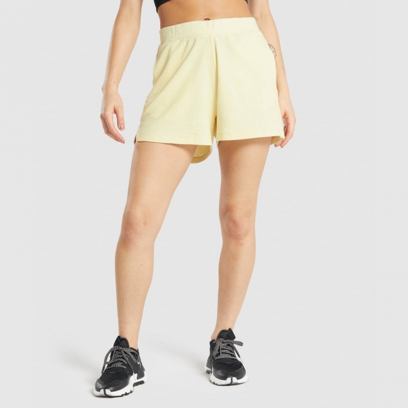Σορτσ Gymshark Pause Loose κίτρινα | 605OKIZSN