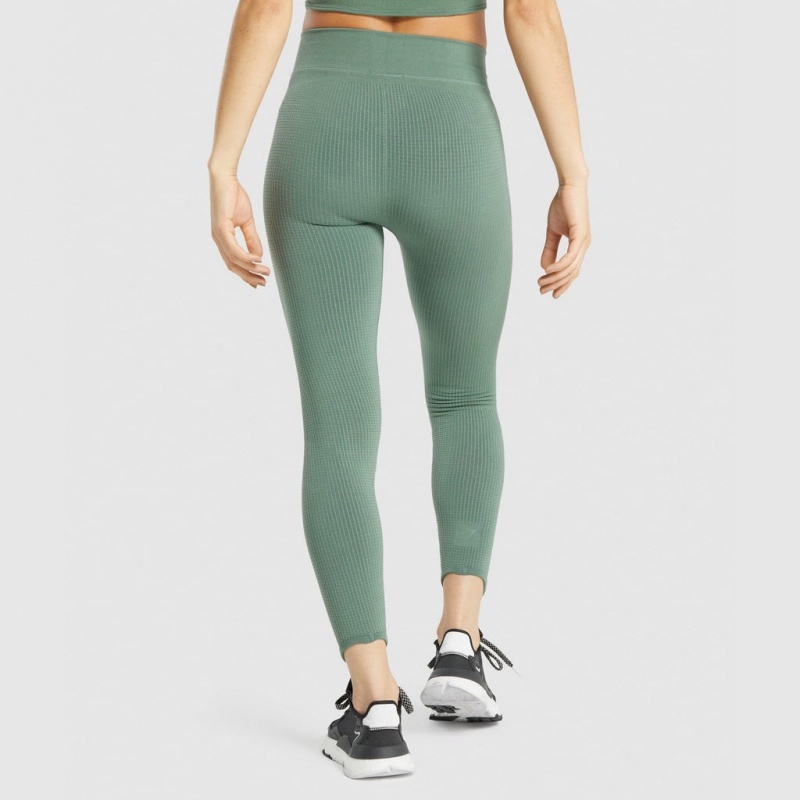 Κολαν Gymshark Pause Seamless πρασινο | 589GJBNQO