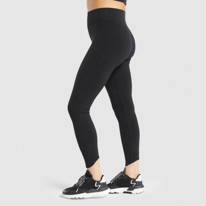 Κολαν Gymshark Pause Seamless μαυρα | 730LKRABV