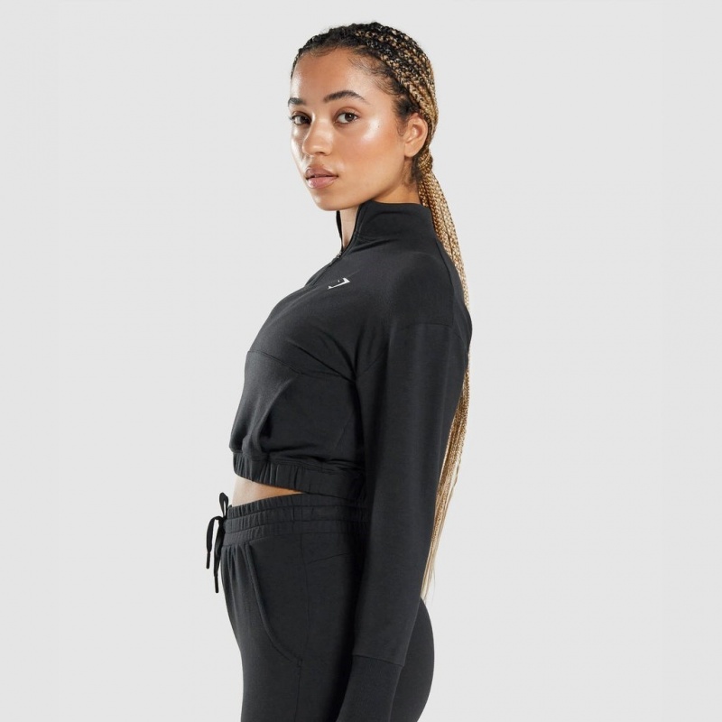 Φουτερ Gymshark Pippa Αθλητικά μαυρα | 417WXBADL