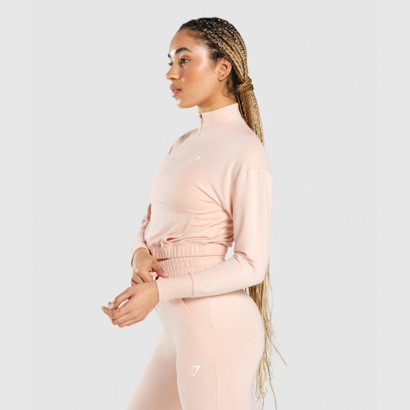 Φουτερ Gymshark Pippa Αθλητικά ανοιχτο ροζ | 512LGXYDU