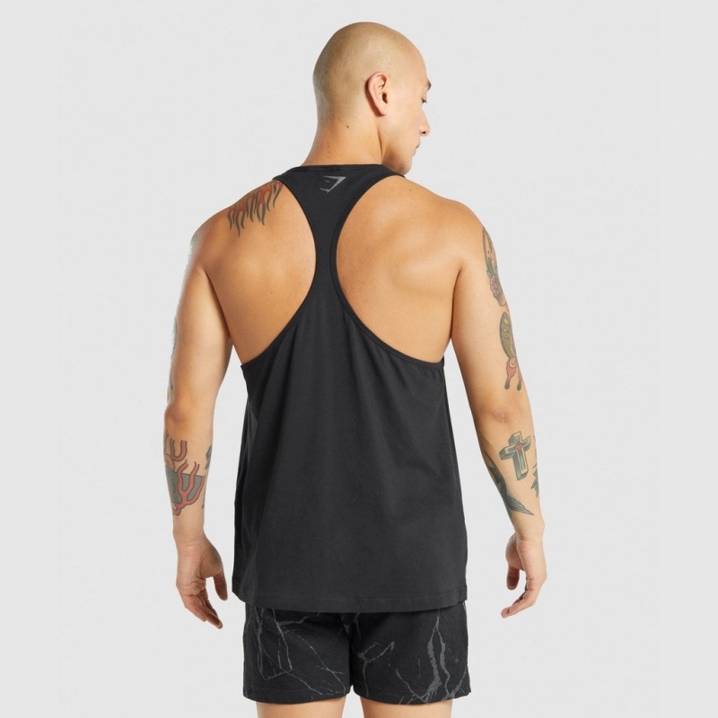 Γιλεκο Gymshark Power Stringer μαυρα | 325DLPAHE