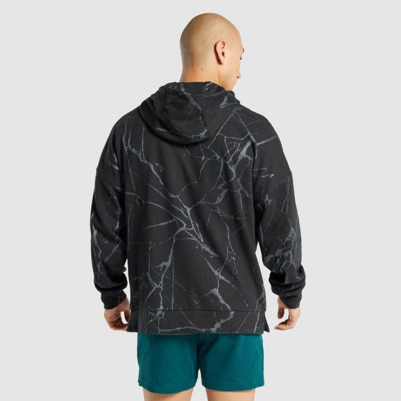 Φουτερ Gymshark Power Zip Up μαυρα | 320VJNLRG