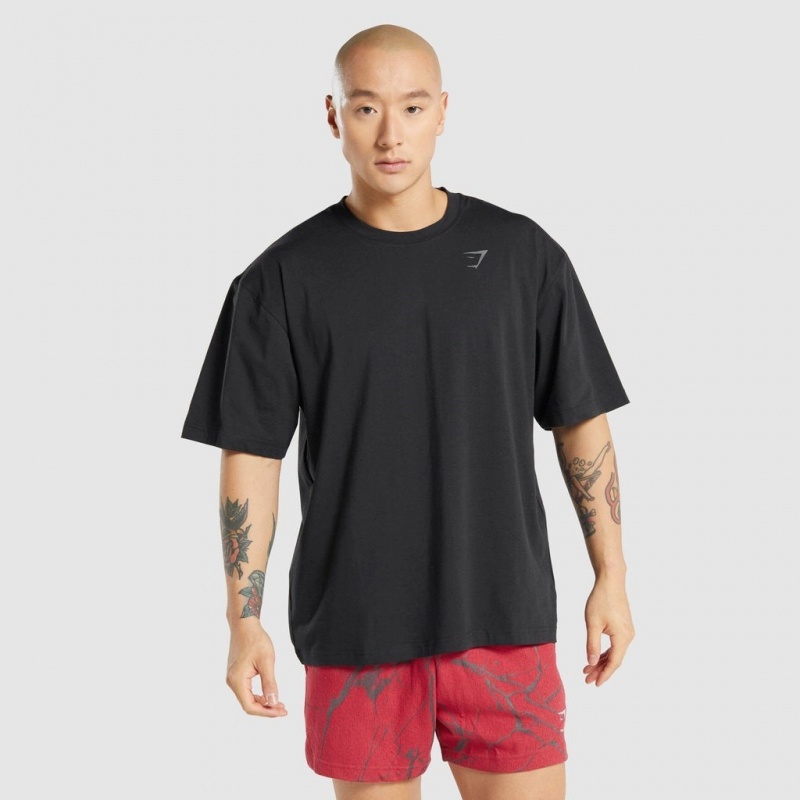 μπλουζακια Gymshark Power μαυρα | 619VJRXDU