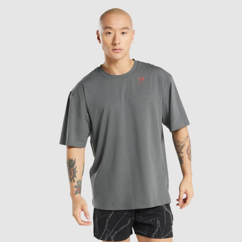 μπλουζακια Gymshark Power γκρι | 750FJBQEV