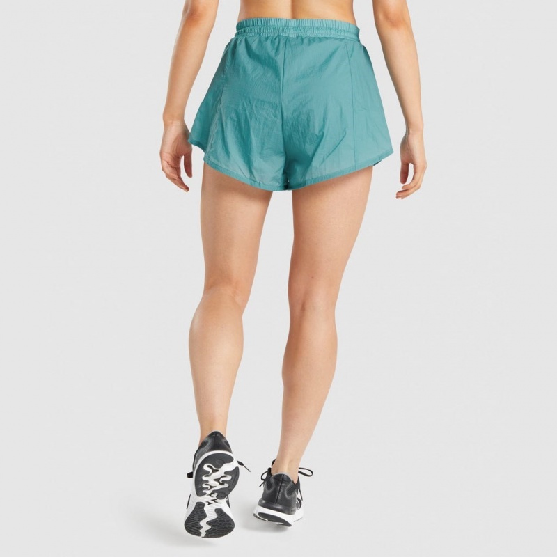 Σορτσ Gymshark Pulse 2 in 1 Teal | 152FSMXGZ