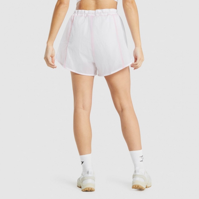 Σορτσ Gymshark Pulse 2 in 1 ασπρα | 569XGEJSB