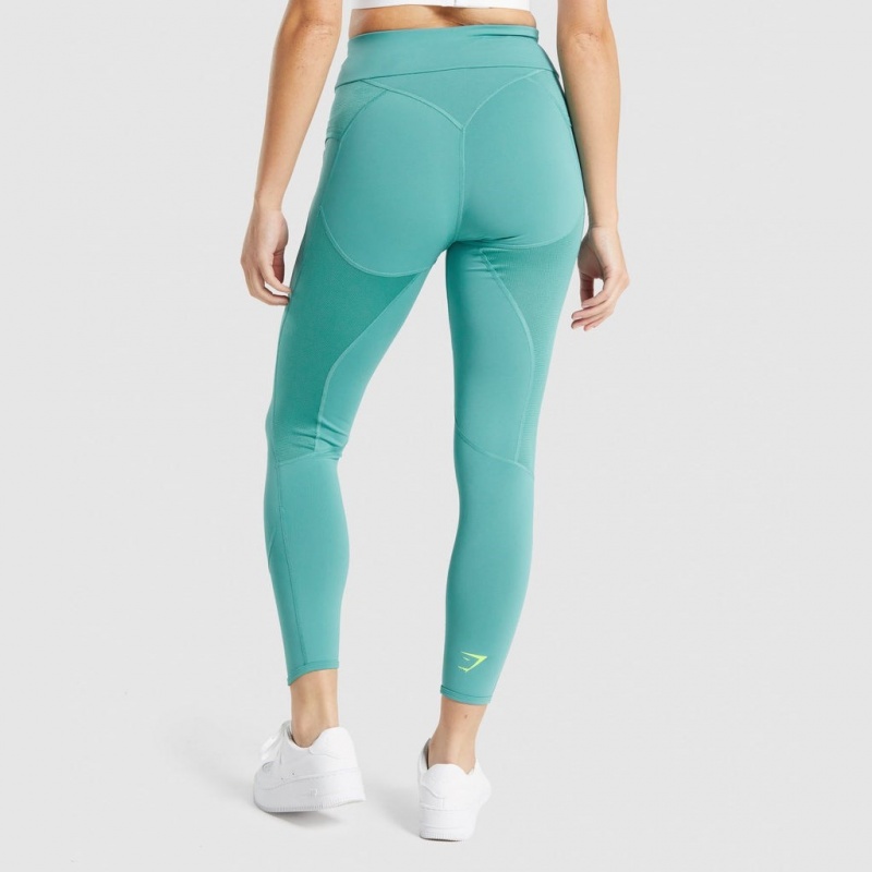 Κολαν Gymshark Pulse Teal | 961AVNZTL