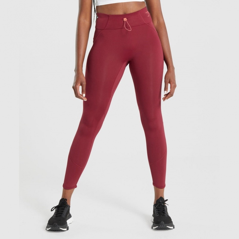 Κολαν Gymshark Pulse μπορντο | 843LMYDPC