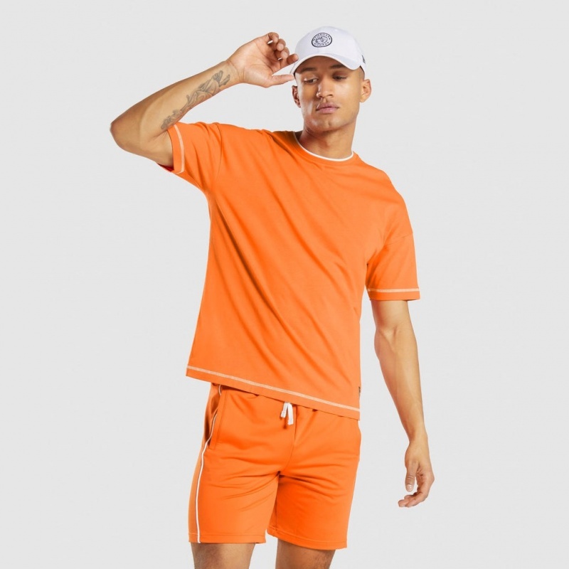μπλουζακια Gymshark Recess πορτοκαλι | 963XOHEFQ