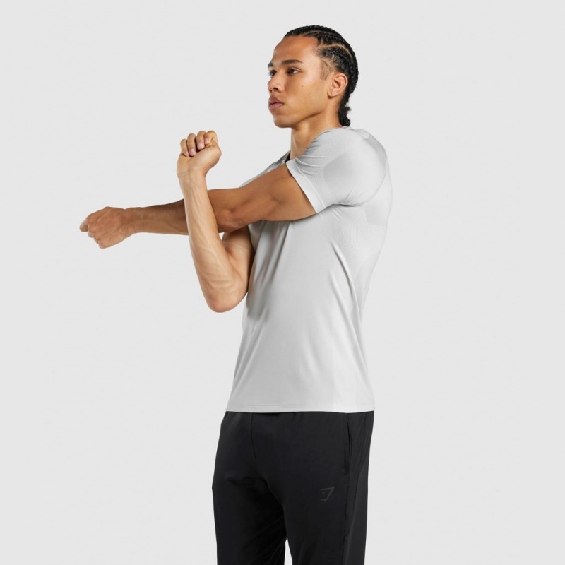 μπλουζακια Gymshark Regulate Αθλητικά ανοιχτο γκρι | 412ASHWFQ