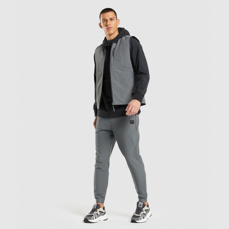 Γιλεκο Gymshark Retake Reversible Vest μαυρα | 587NCPTIJ