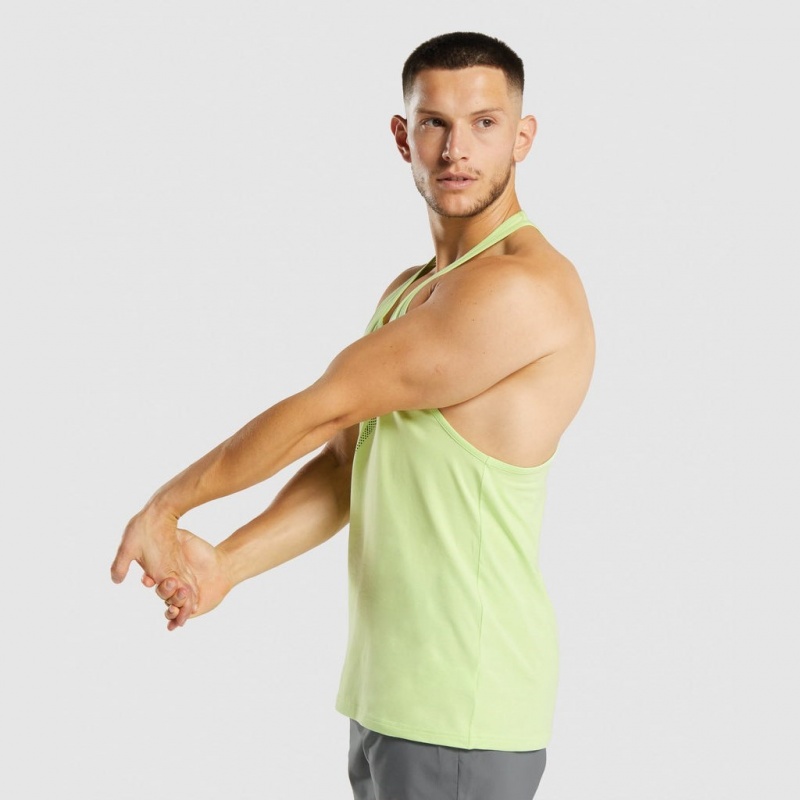 Γιλεκο Gymshark Sharkhead Infill Stringer Lime | 405BPTNXY