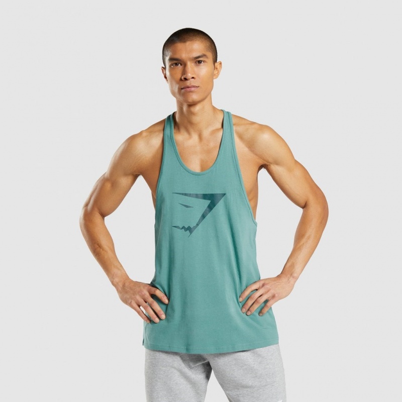 Γιλεκο Gymshark Sharkhead Infill Stringer Teal | 470MFRESL