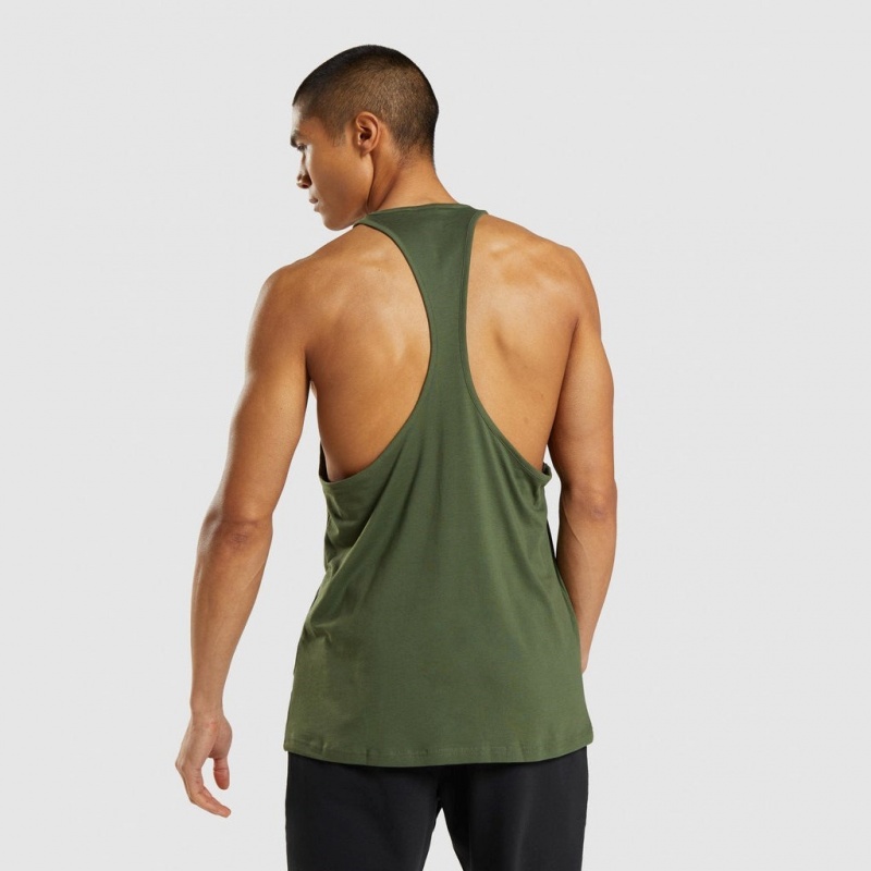 Γιλεκο Gymshark Sharkhead Infill Stringer πρασινο | 148GLWJTX