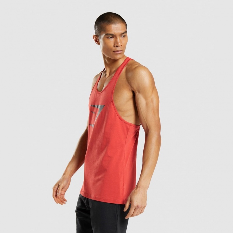 Γιλεκο Gymshark Sharkhead Infill Stringer κοκκινα | 263NZILRG