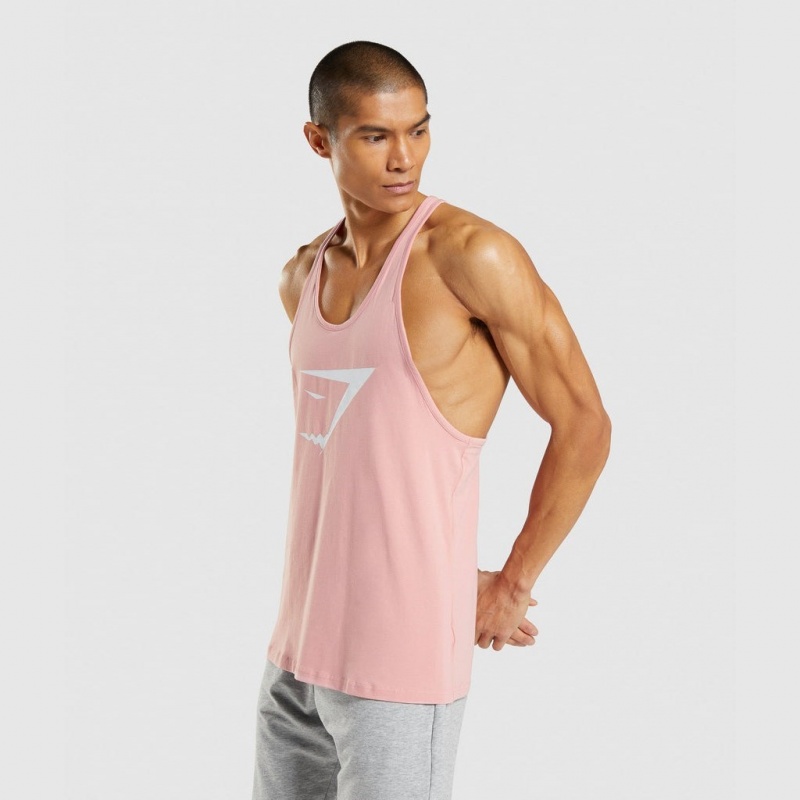 Γιλεκο Gymshark Sharkhead Infill Stringer ροζ | 934TWQULH
