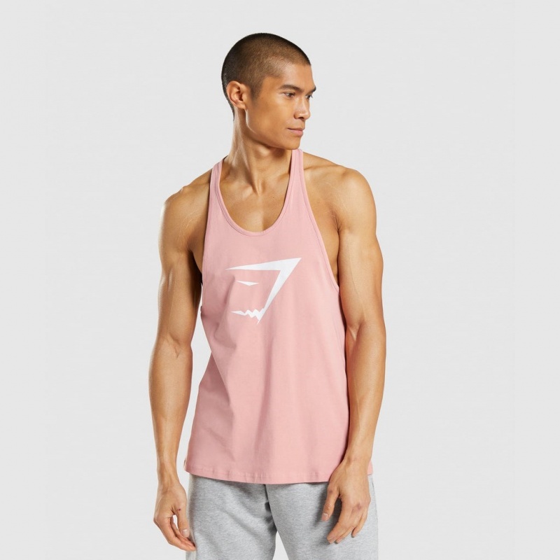 Γιλεκο Gymshark Sharkhead Infill Stringer ροζ | 934TWQULH