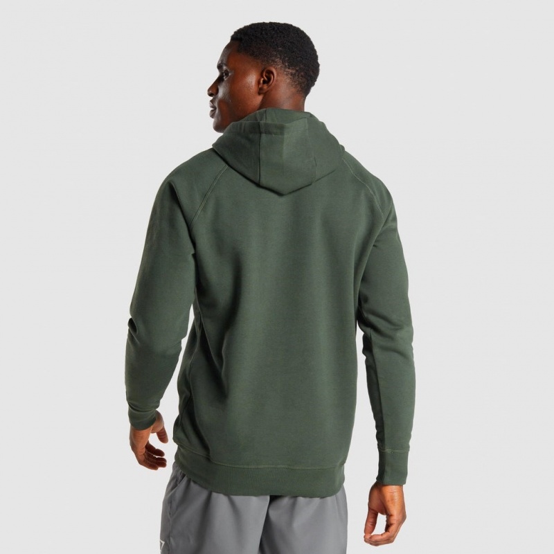 Φουτερ Gymshark Sharkhead Infill σκούρο πρασινο | 458VKOSGP