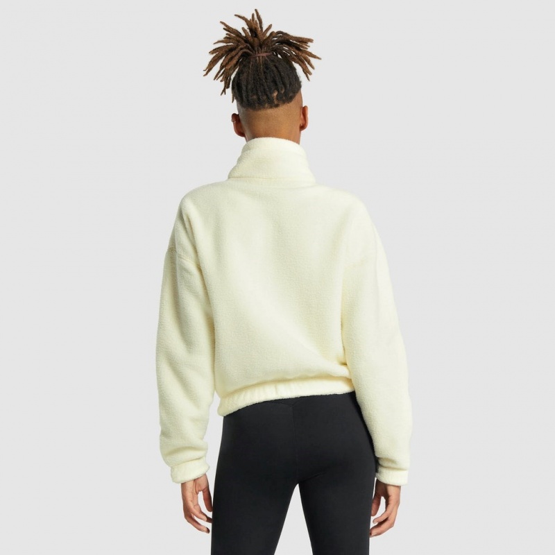 Μπουφαν Gymshark Sherpa κίτρινα | 216JOWNZK