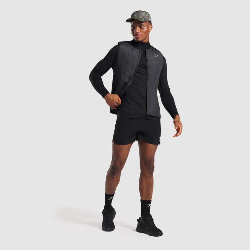 Γιλεκο Gymshark Speed Vest μαυρα | 350YNLCSP