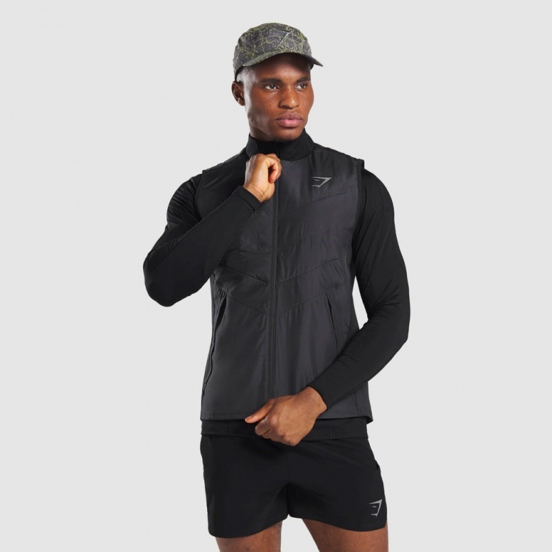 Γιλεκο Gymshark Speed Vest μαυρα | 350YNLCSP