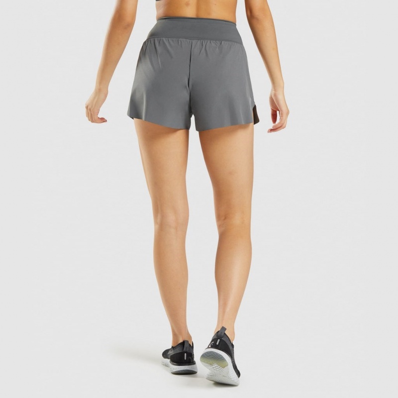 Σορτσ Gymshark Speed γκρι | 216FMTCLB