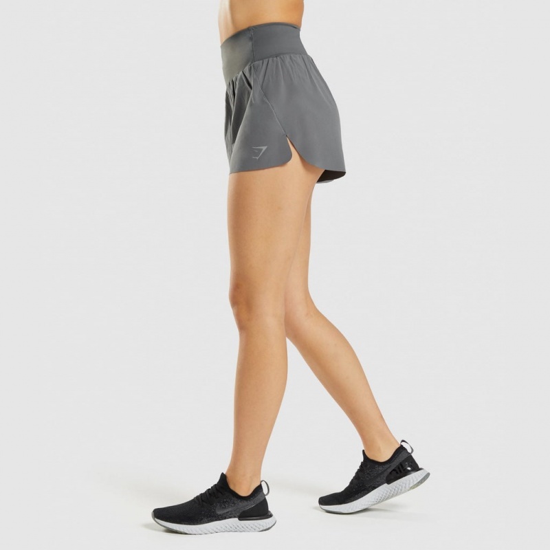 Σορτσ Gymshark Speed γκρι | 216FMTCLB