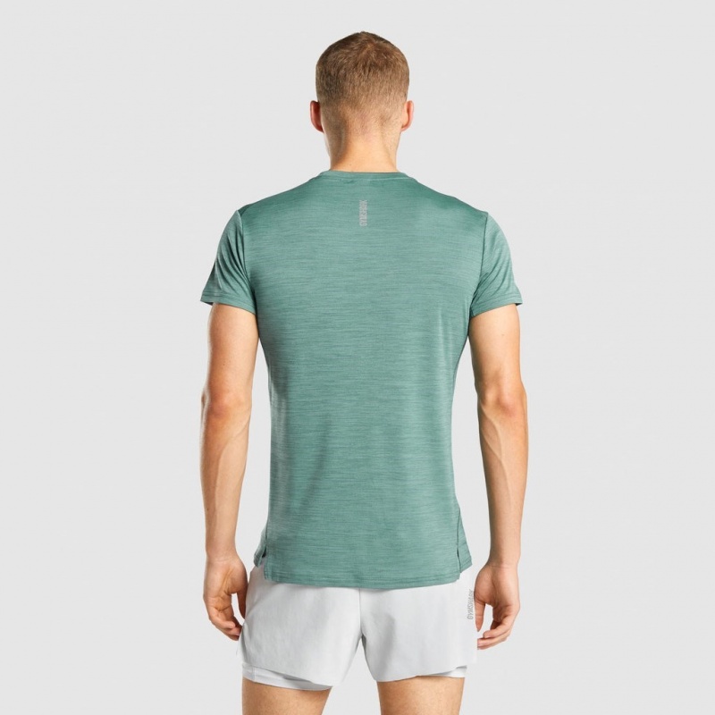μπλουζακια Gymshark Speed σκούρο πρασινο | 312UWBJPQ