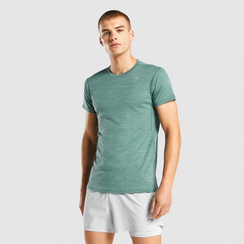 μπλουζακια Gymshark Speed σκούρο πρασινο | 312UWBJPQ