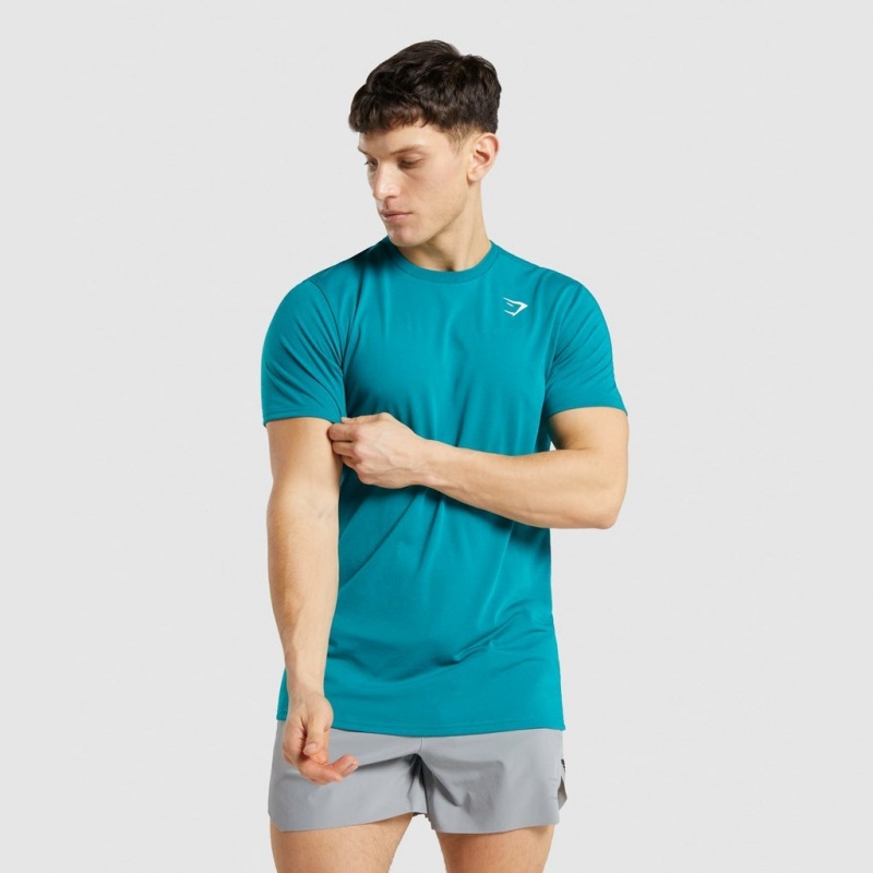 μπλουζακια Gymshark Sports Teal | 458NEDJYV