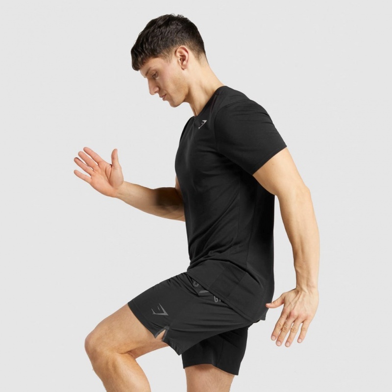 μπλουζακια Gymshark Sports μαυρα | 291ASDGIP