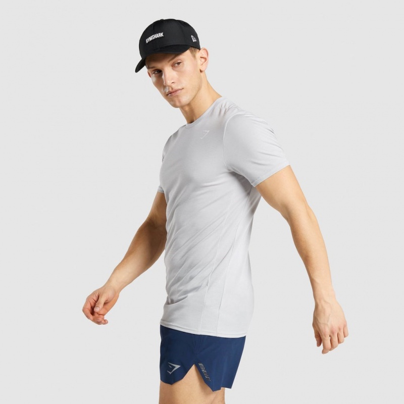 μπλουζακια Gymshark Sports ανοιχτο γκρι | 015QVEYDK